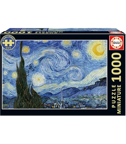 Educa - Puzzle da 1000 pezzi del mondo più piccolo per adulti | Guernica, Pablo Picasso. Include colla Fix Puzzle. Misure: 30 x 46 cm. Dai 14 anni (20375
