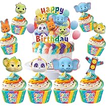 Treasures Gifted Set Festa Compleanno Word Party – Per 16 Ospiti, Stoviglie Con Tovaglia, Piatti, Bicchieri E Tovaglioli, Licenza Ufficiale Jim Henson