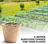 Keplin 96 Pack Biodegradable Seed Pots 5x6cm Compostable Seedling Pots view 2