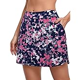 CHICHO Women's Athletic Skirt Tennis Skort with Pockets Golf Skirts Workout Running Sport Skorts
