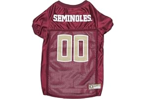 Pets First NCAA College Florida State Seminoles Mesh Jersey for DOGS & CATS, XX-Large. Licensed Dog Jersey with your Favorite Football/Basketball College Team