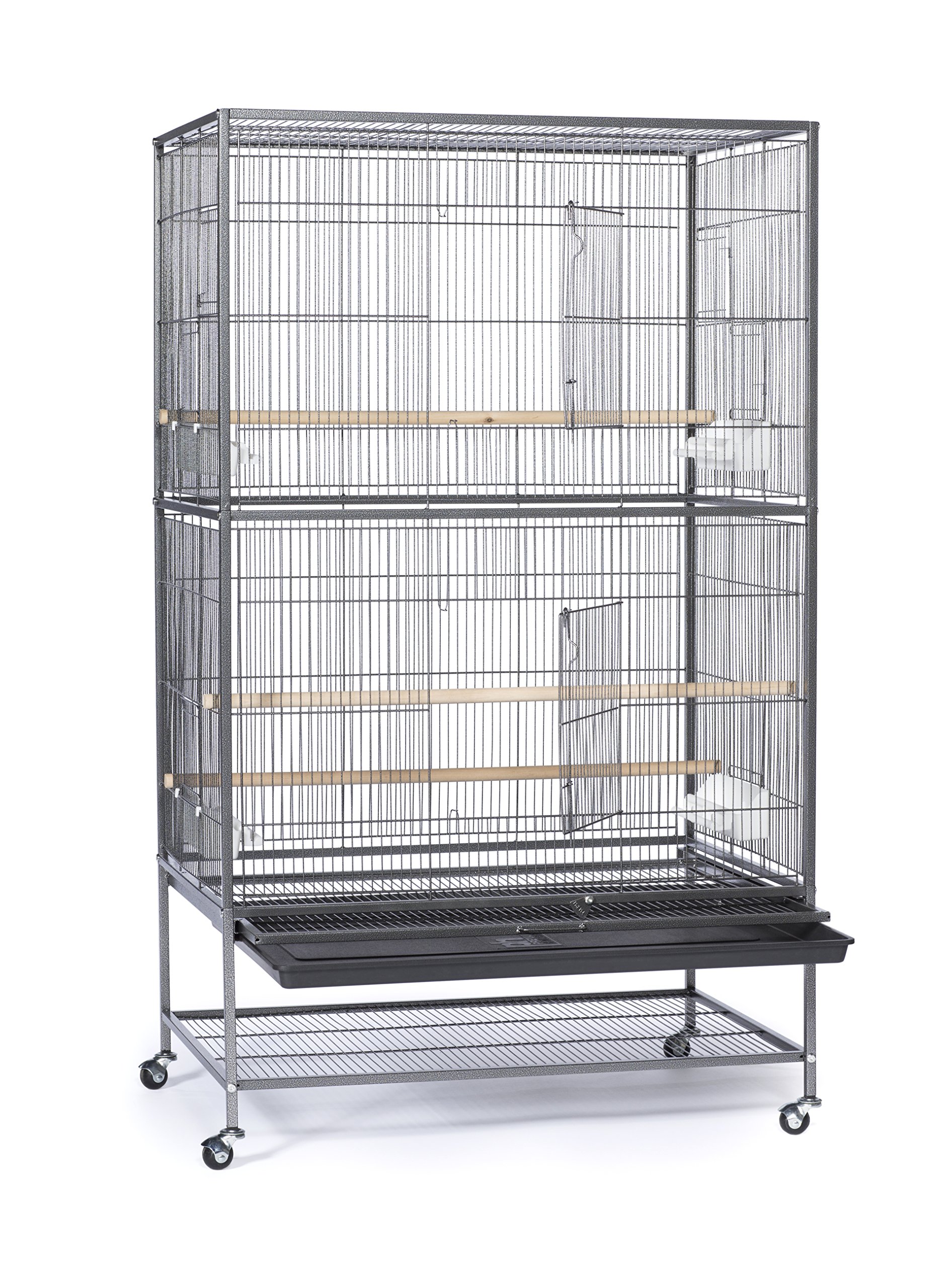 Prevue Pet Products Wrought Iron Flight Cage with Stand F040 Black Bird