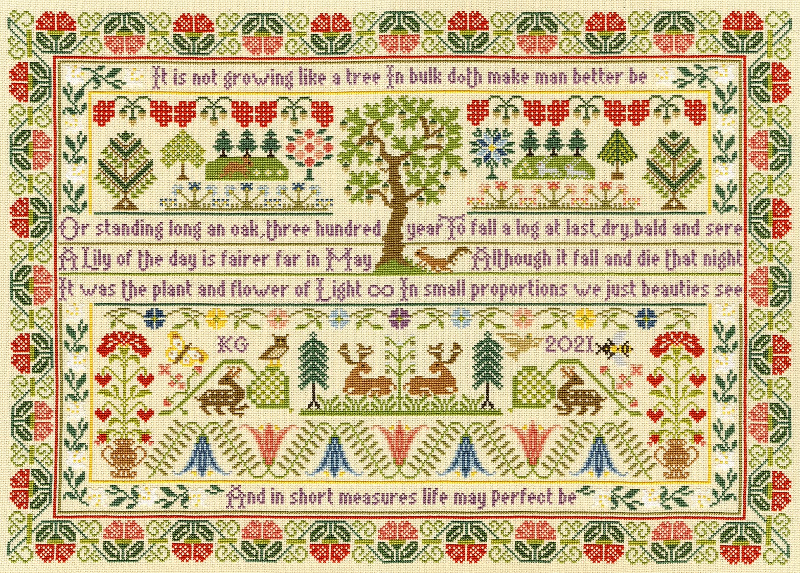 Bothy Threads Cross Stitch Kit - Oak Tree
