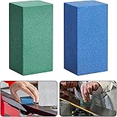 2 Pcs Gummy Rubber Abrasive Stone- Edge Grinding Rubber Block Stone- Soft Snowboard Gummy Stone- Snowboard Ski Stone for Remo
