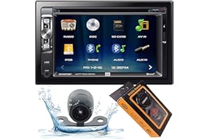 Dual Electronics XDVD276BT 6.2" LCD Touch Screen Double Din Car Stereo with HD Camera + Gravity Magnet Phone Holder Bundle (XDVD276BT+XV20C+GMH)