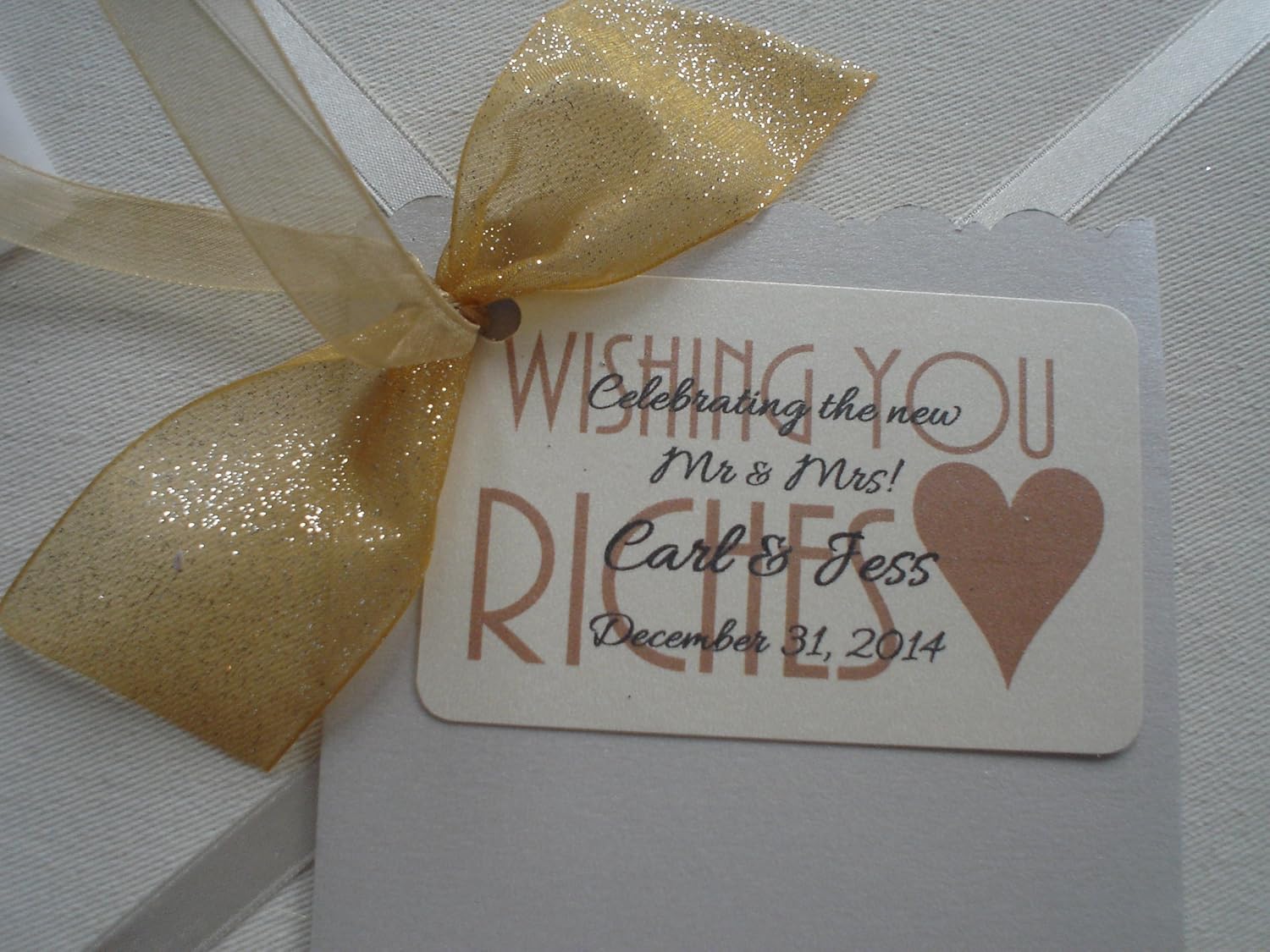 100 Fancy Lottery Ticket Envelopes Handmade