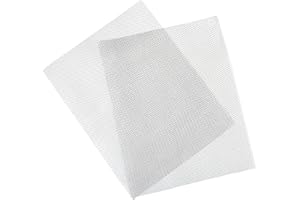 AggFencer 2Pcs 14x11 Inch 304 Stainless Steel Mesh, 10 Mesh Steel Mesh Screen, 61% Open Area Multipurpose Metal Screen for Vent, Filter Mesh, Garden, Window Screen, 36cmX28cm