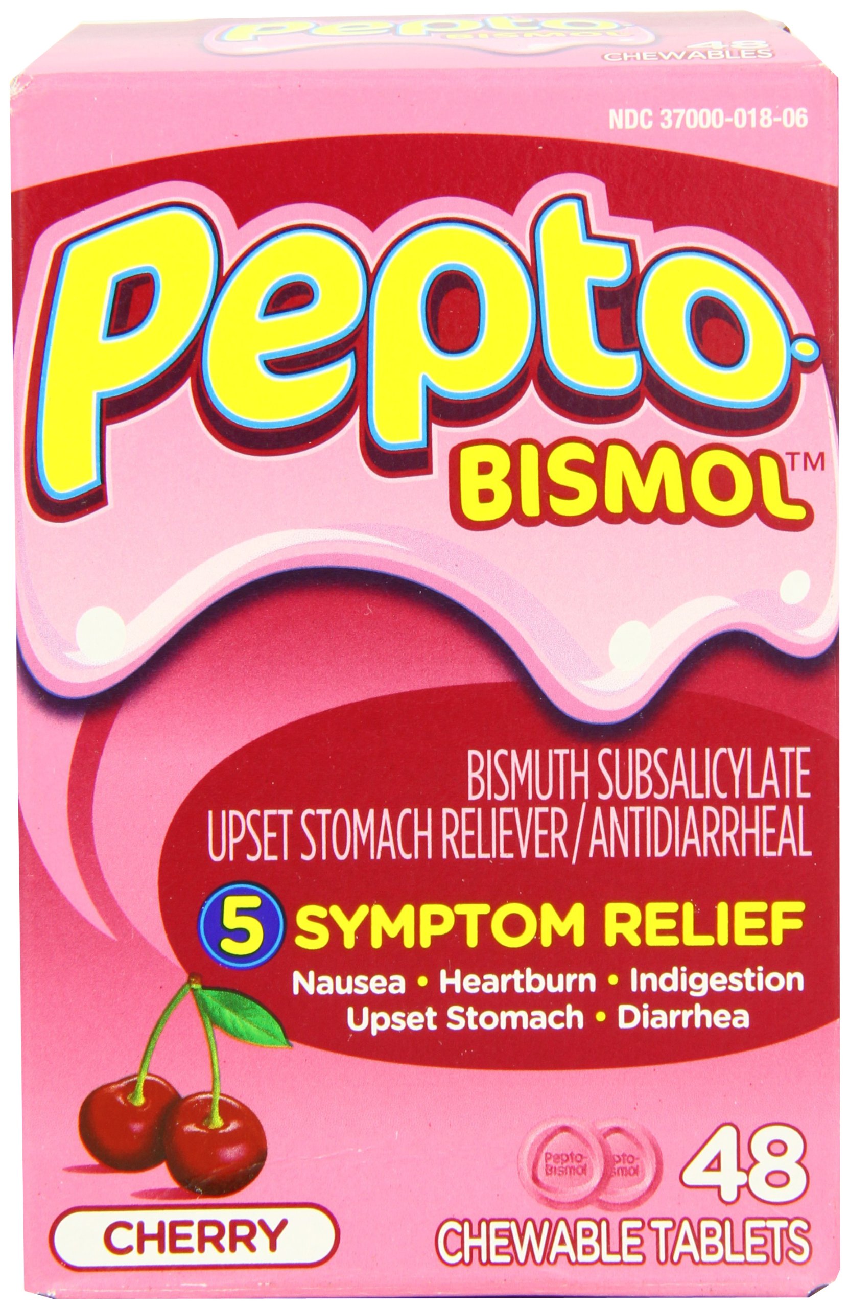PeptoBismol 5 Symptom Digestive Relief Medicine, Upset Stomach