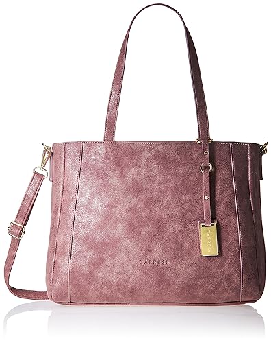 Caprese Womens Tote Bag (Metallic Maroon)
