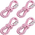 Juinte 4 Piece Rhinestone Shoe Laces Crystal Glitter Rope Bling Hoodie String Rhinestone Glitter Rope for Sneakers Sweatpants