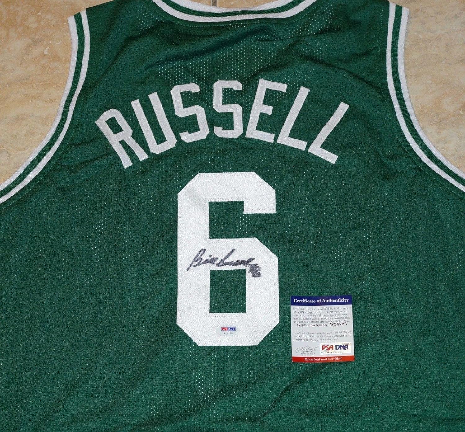 bill russell jersey
