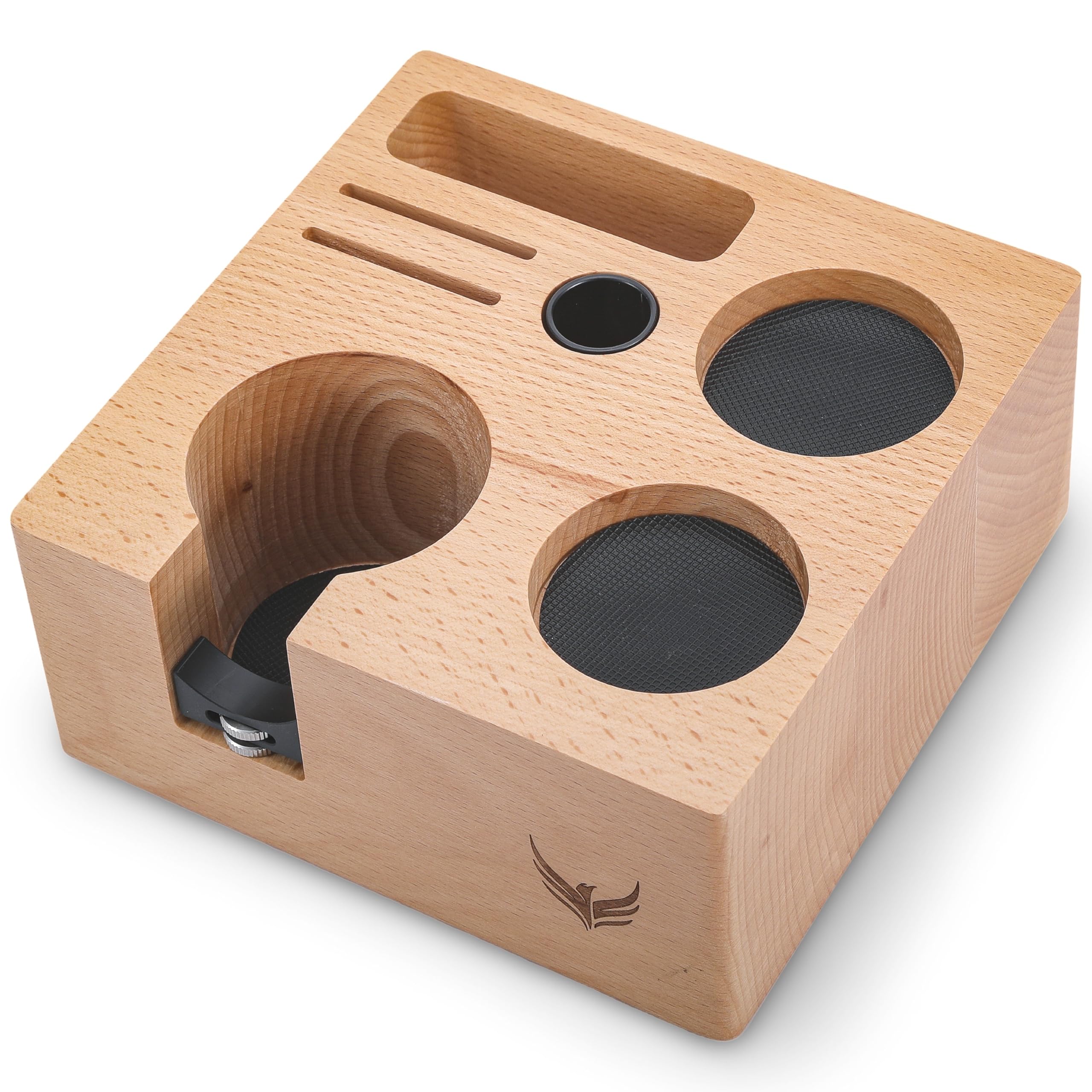 Photo 1 of KNODOS Espresso Tamping Station 54mm for Breville Accessories – Portafilter Holder with Tamper, Distributor, Dosing Funnel, WDT Tool & Puck Screen Slots
