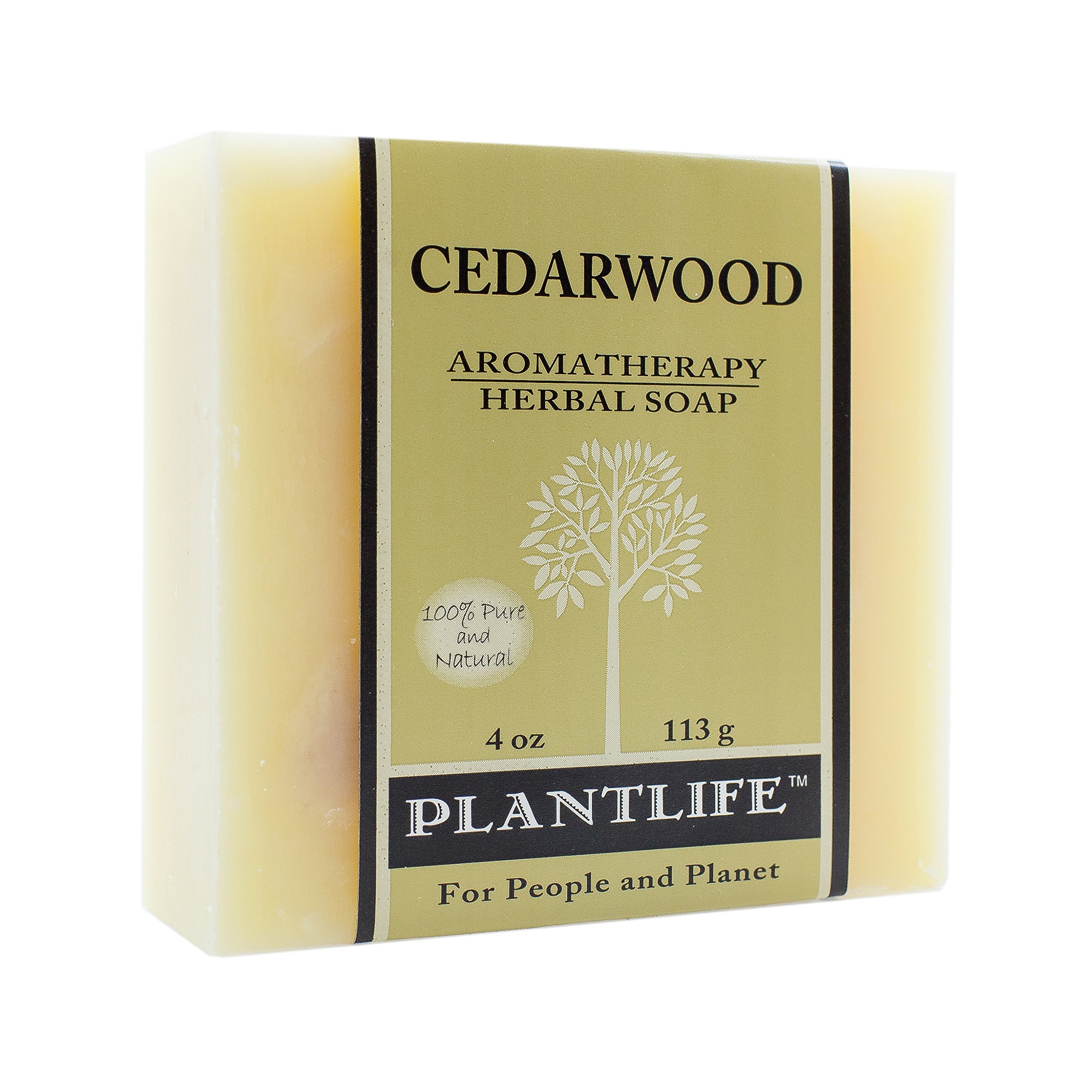 Plantlife Cedarwood Bar Soap - Moisturizing and