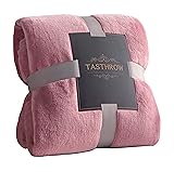 TASTHROW Large Flannel Fleece Throw Blanket, 50×70