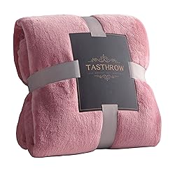 TASTHROW Large Flannel Fleece Throw Blanket, 50×70