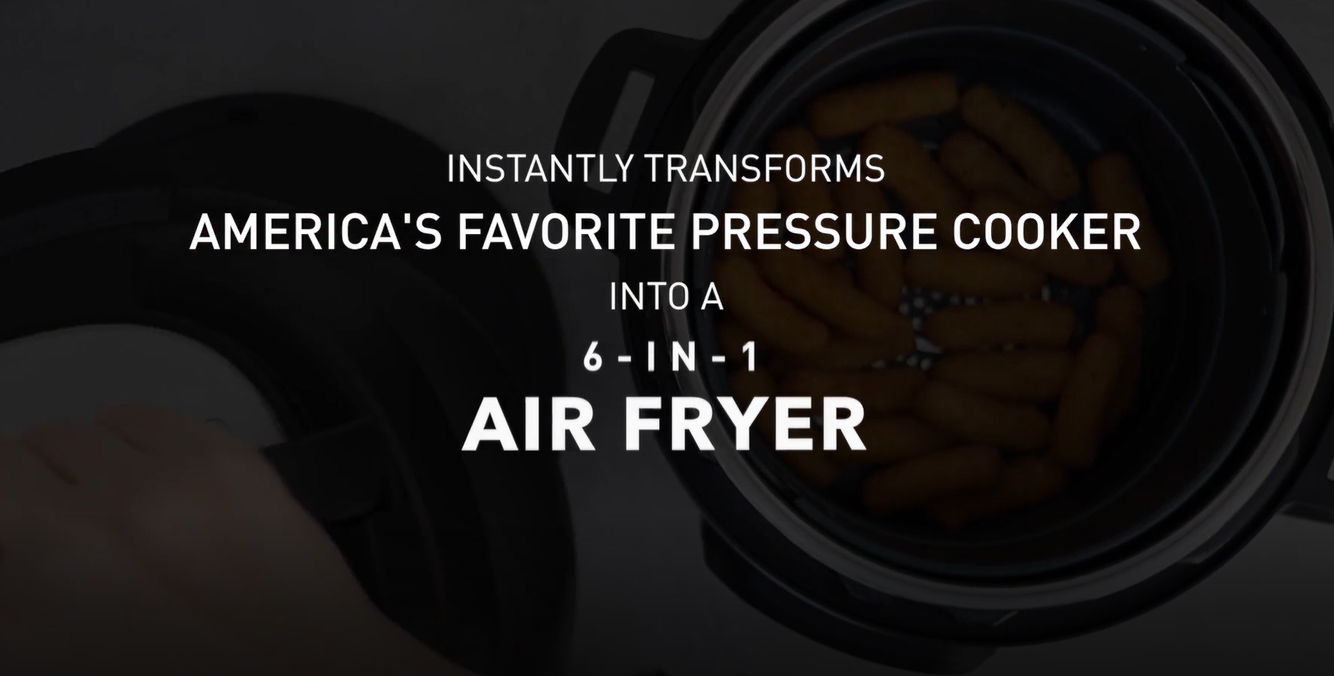 Instant Pot Air Fryer Lid 6 in 1, No Pressure Cooking Functionality, 6