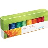 Mettler Silk-Finish Spools Summer Cotton Thread (Set of 8), 1500 yd/1372m,