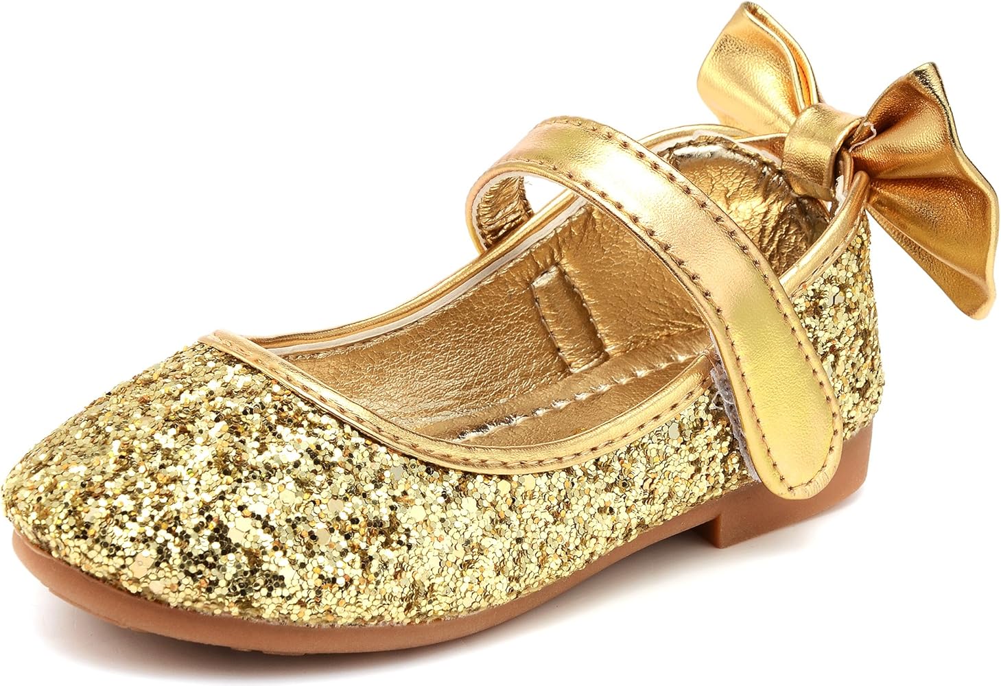 girls gold sparkly shoes