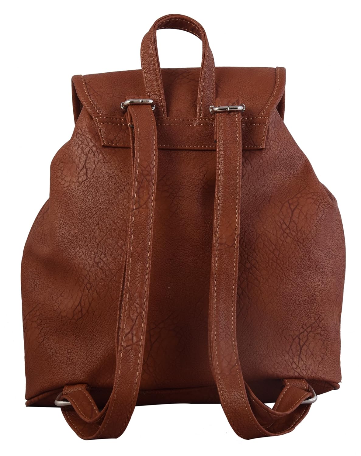 lychee bags women's pu backpack - rust (lbbppu55rt)
