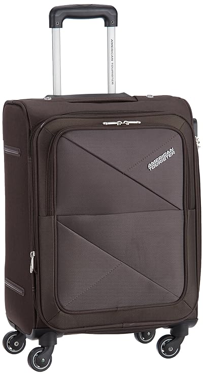 American Tourister Peru Polyester 55 cms Brown Soft Sided Carry-On (AMT Peru SP 55CM EXP - Brown)