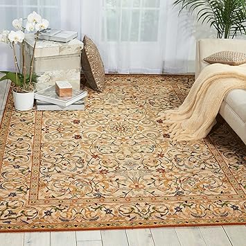 Amazon Com Nourison Timeless Copper Rectangle Area Rug 12 Feet