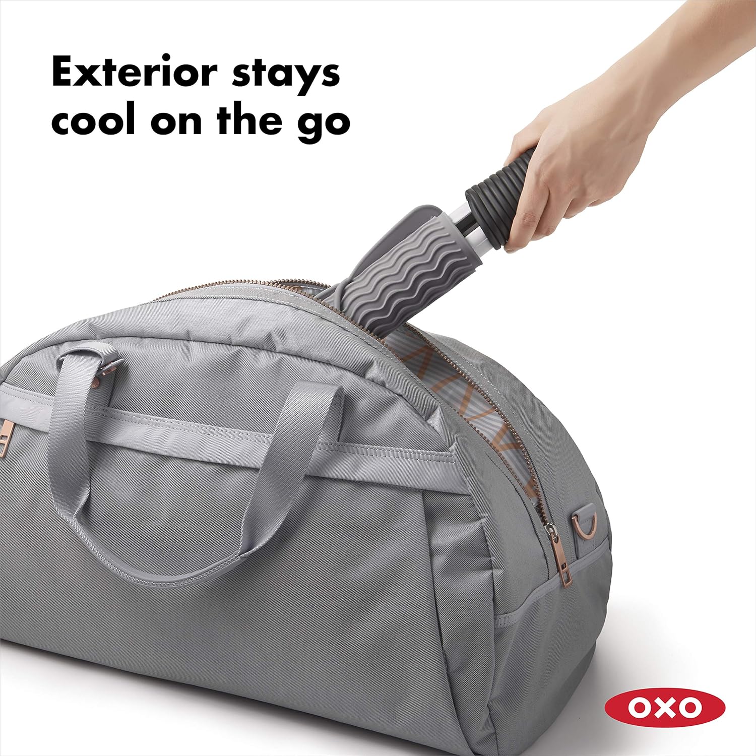 OXO Good Grips Heat Resistant Silicone Travel Mat for Curling Irons and Flat Irons,Gray: Home & Kitchen