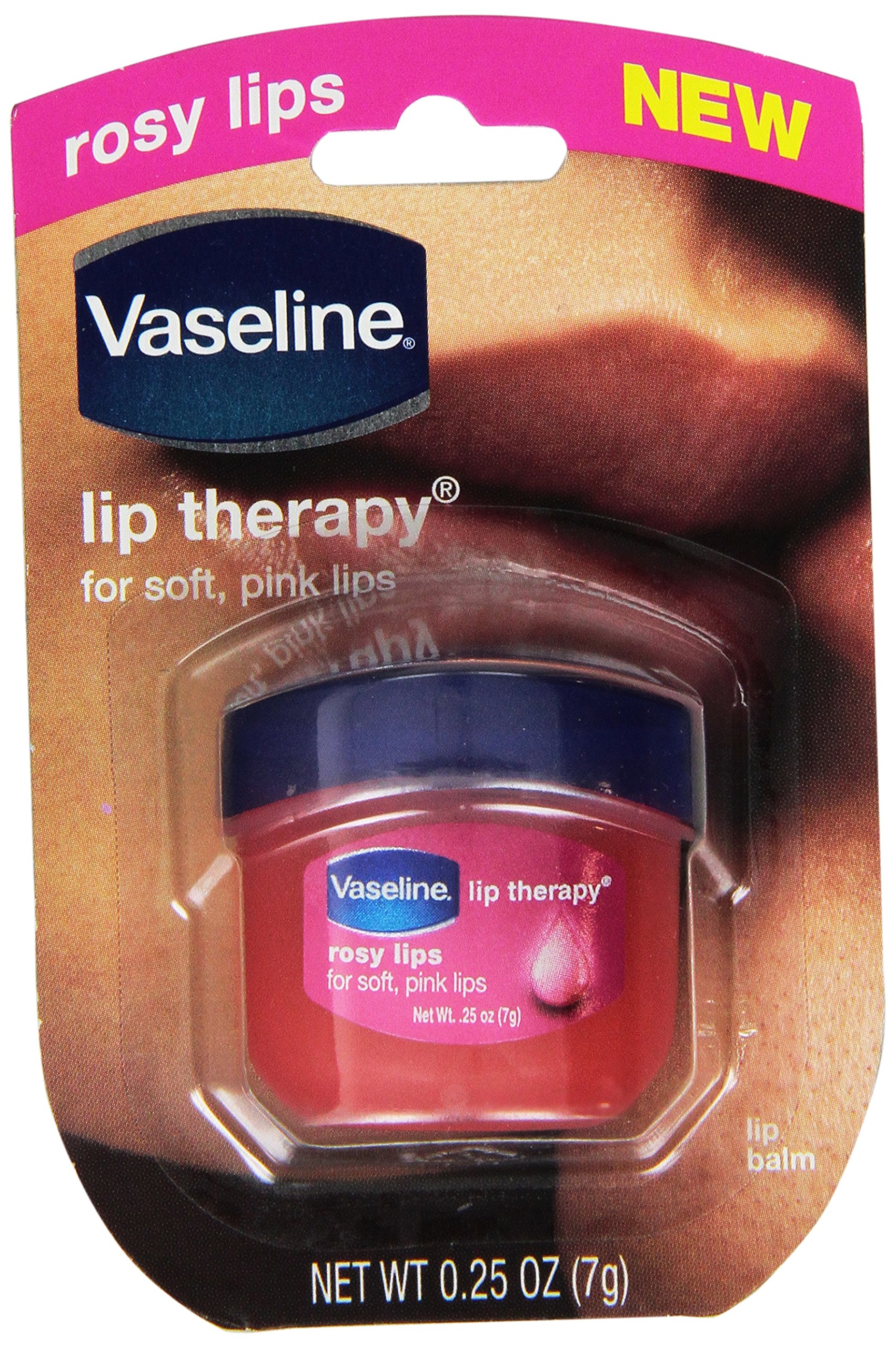 Galleon Vaseline Lip Therapy Rosy Lips, 0.25 Oz