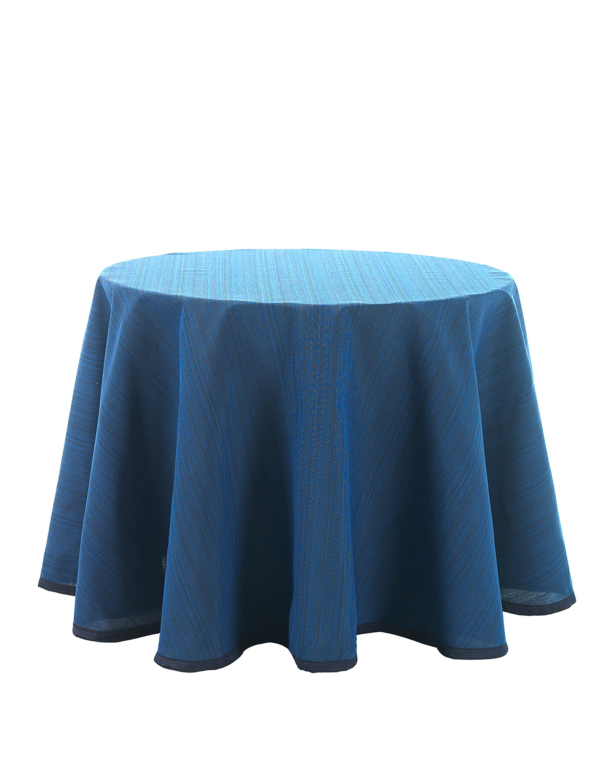 Martina Home Table Skirt Model Ribera Model Redonda de 90 blue