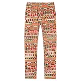 Richie House Girl's Patterned Stretchy Legging