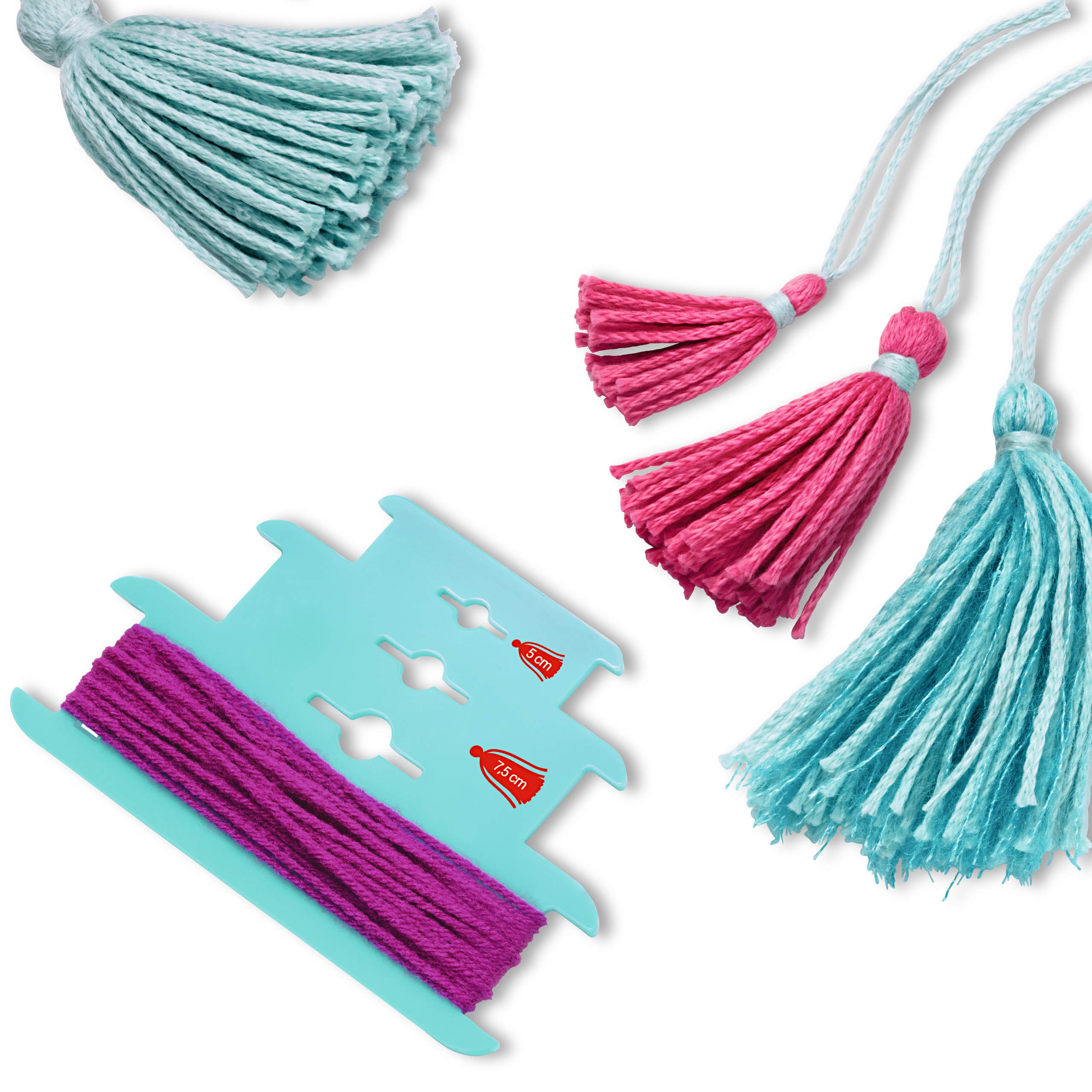 Prym - Mint (12.1 x 8.2cm) Love Tassel Maker - 5 Pieces