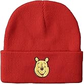 Bioworld Winnie The Pooh Embroidery Acrylic Knit Cuff Beanie