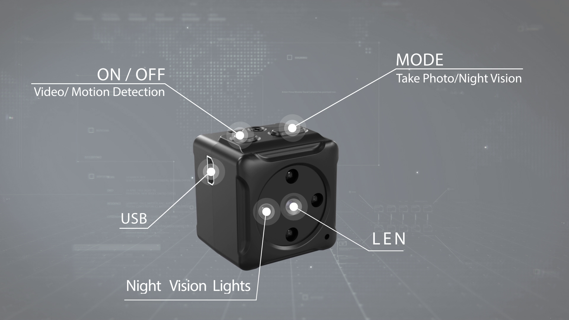 NIYPS 1080P HD Mini Spy Hidden Camera