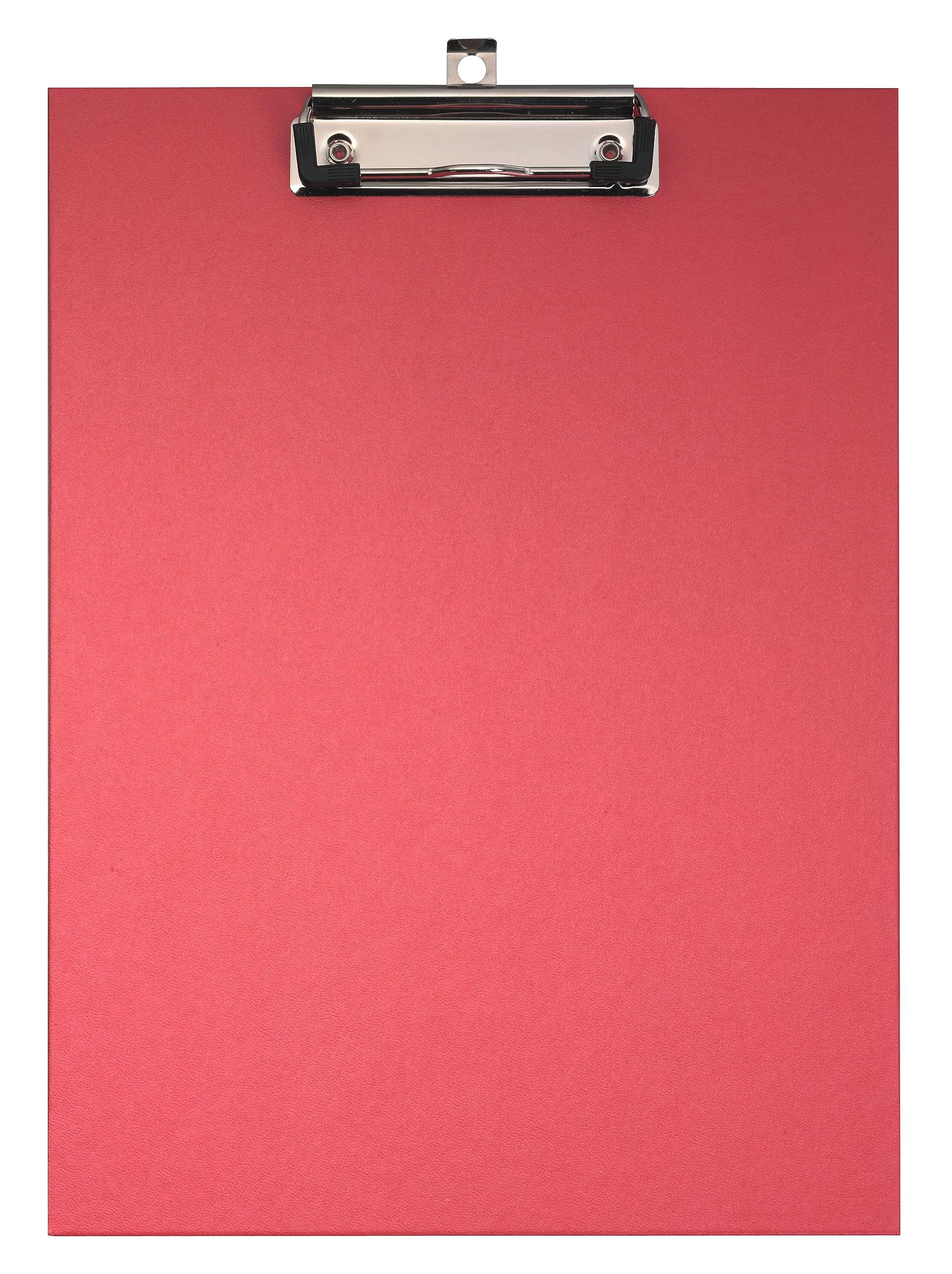 Original Falken Environmental Clipboard Eco. Made in Germany. With sturdy cardboard core and coloured paper cover on the outside for DIN A4 red Blue Angel ideal for stocktaking and inventory management.