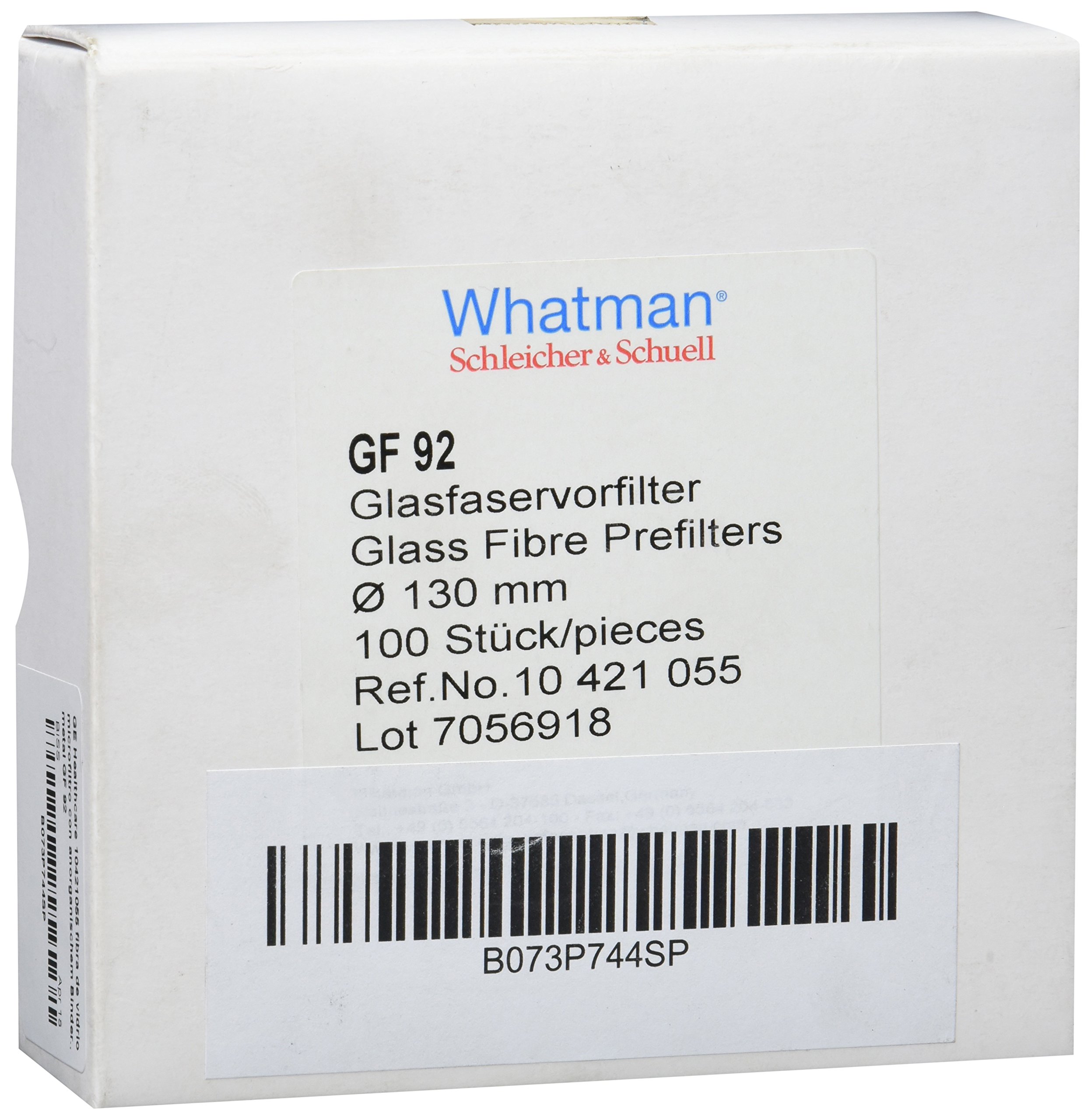 GE Healthcare 10421055 Fibreglass Micro Filter with Anorganischem Binder – GF 1992