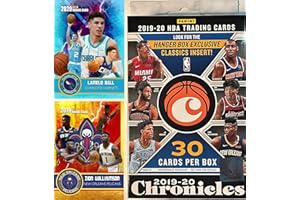 2019-20 Panini Chronicles NBA Basketball Factory Sealed 30 Card HANGER Box with (4) HOLO and OPTI-CHROME Cards! Look for RC & Autos of JA MORANT! Includes Custom Novelty LaMELO BALL and ZION Cards!