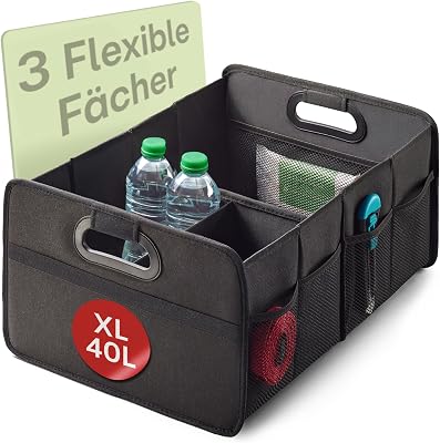 Kofferraum Organizer XL Faltbar – Kofferraumtasche – Auto Zubehör