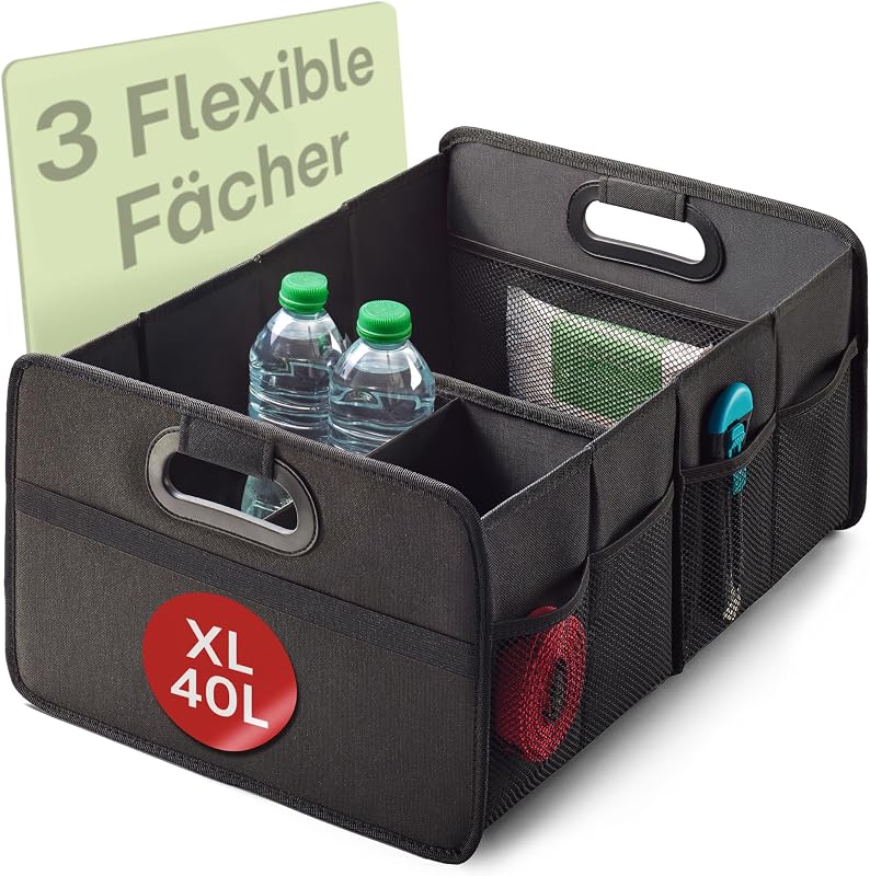 Kofferraum Organizer XL Faltbar – Kofferraumtasche – Auto Zubehör