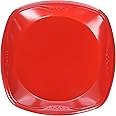 Solo Squared 10.25in Plastic Plates 30 CT - Red