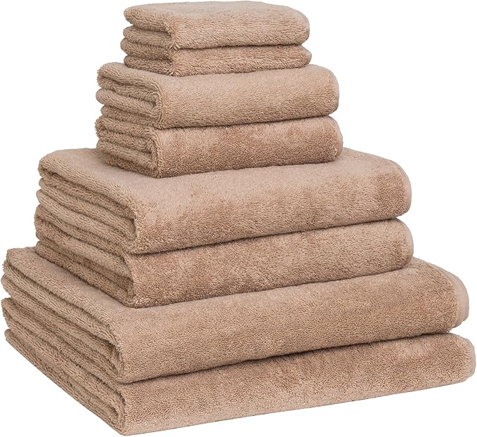 Extra Large Bath Towel Set Pack of 8 with 4 Bath Towels (76x152 and
