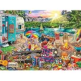 Buffalo Games - Aimee Stewart - The Family Campsite - 1000 Piece Jigsaw Puzzle