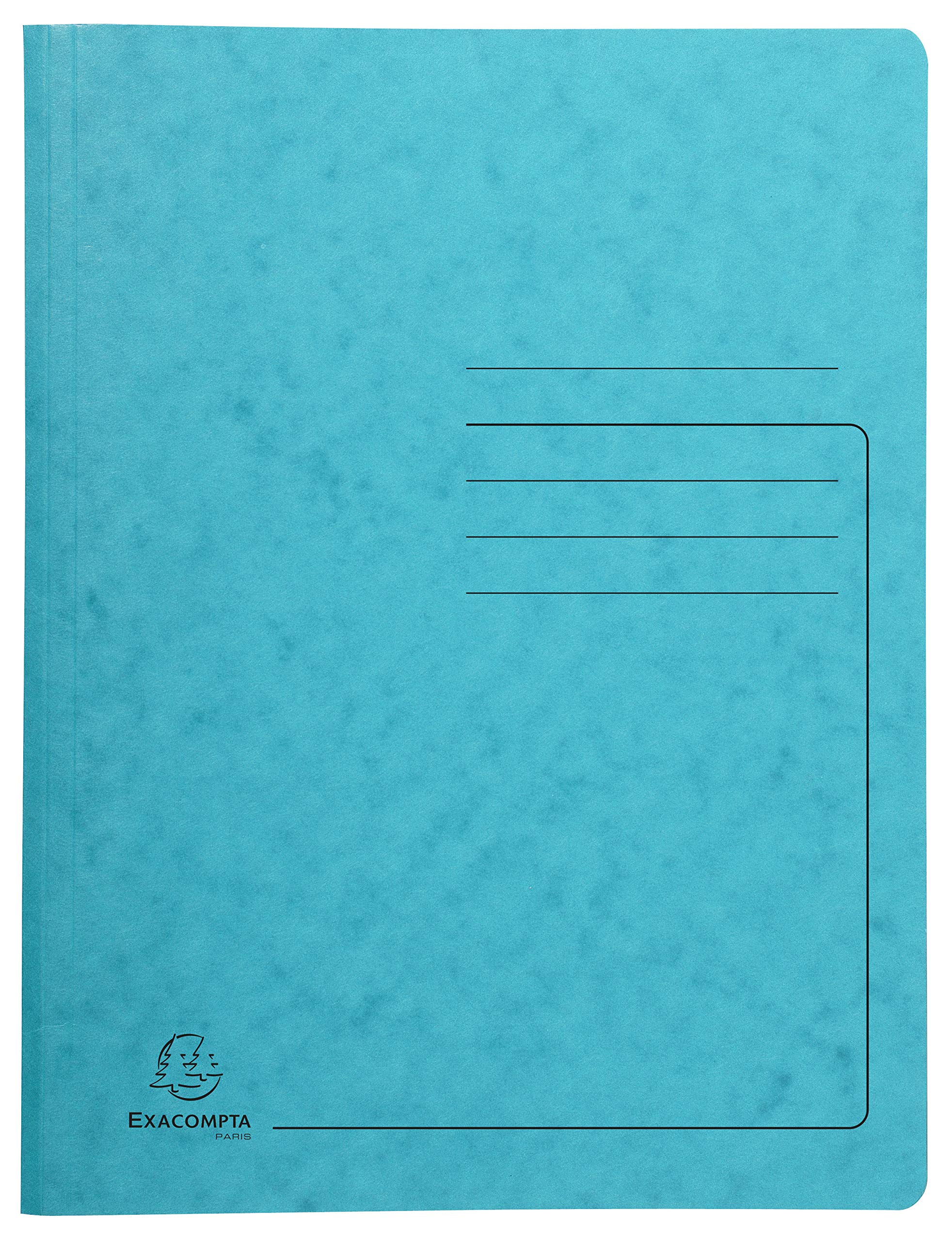 Exacompta Colorspan 240236E Spiral Binder Printed, 24 x 32 cm, for DIN A4, up to 300 Sheets, Pack of 1, Turquoise