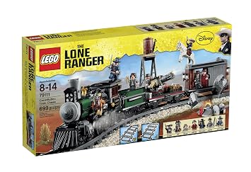 #本站首晒# Lego 乐高 The Lone Ranger 独行侠 79111 宪法号火车追逐