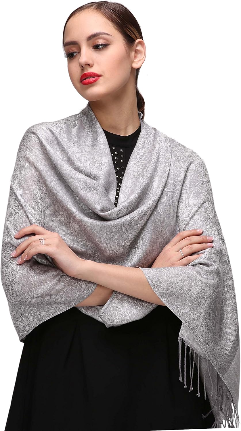 silver shawls for evening dresses