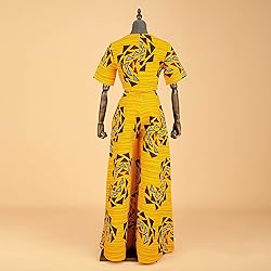 Tracksuit Set for Women African Print Tops and
