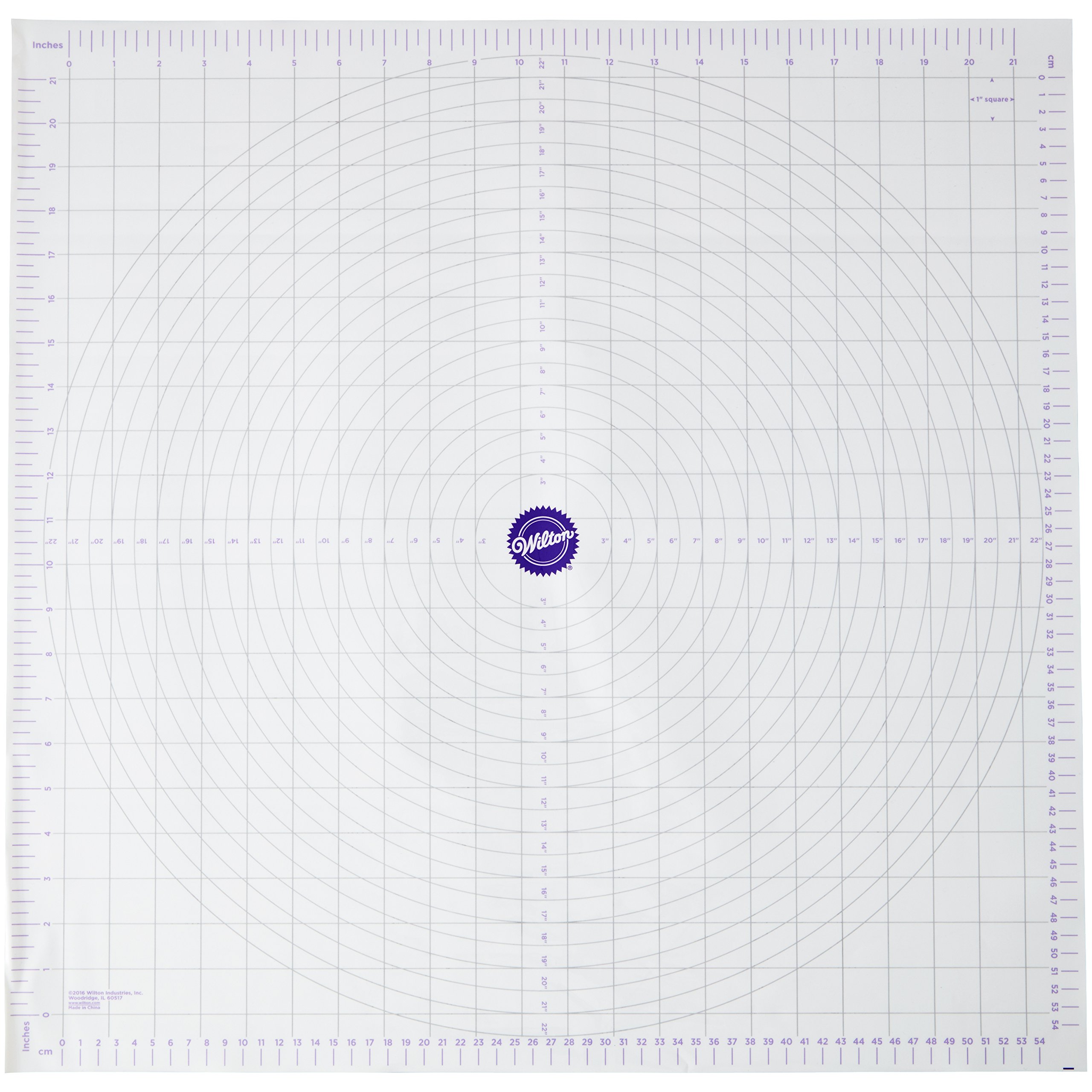 Wilton Measuring Mat, Polyester, White, 60.4 cm x 59.1 cm