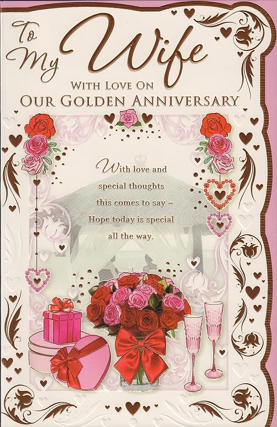 what to buy my wife for our 50th wedding anniversary