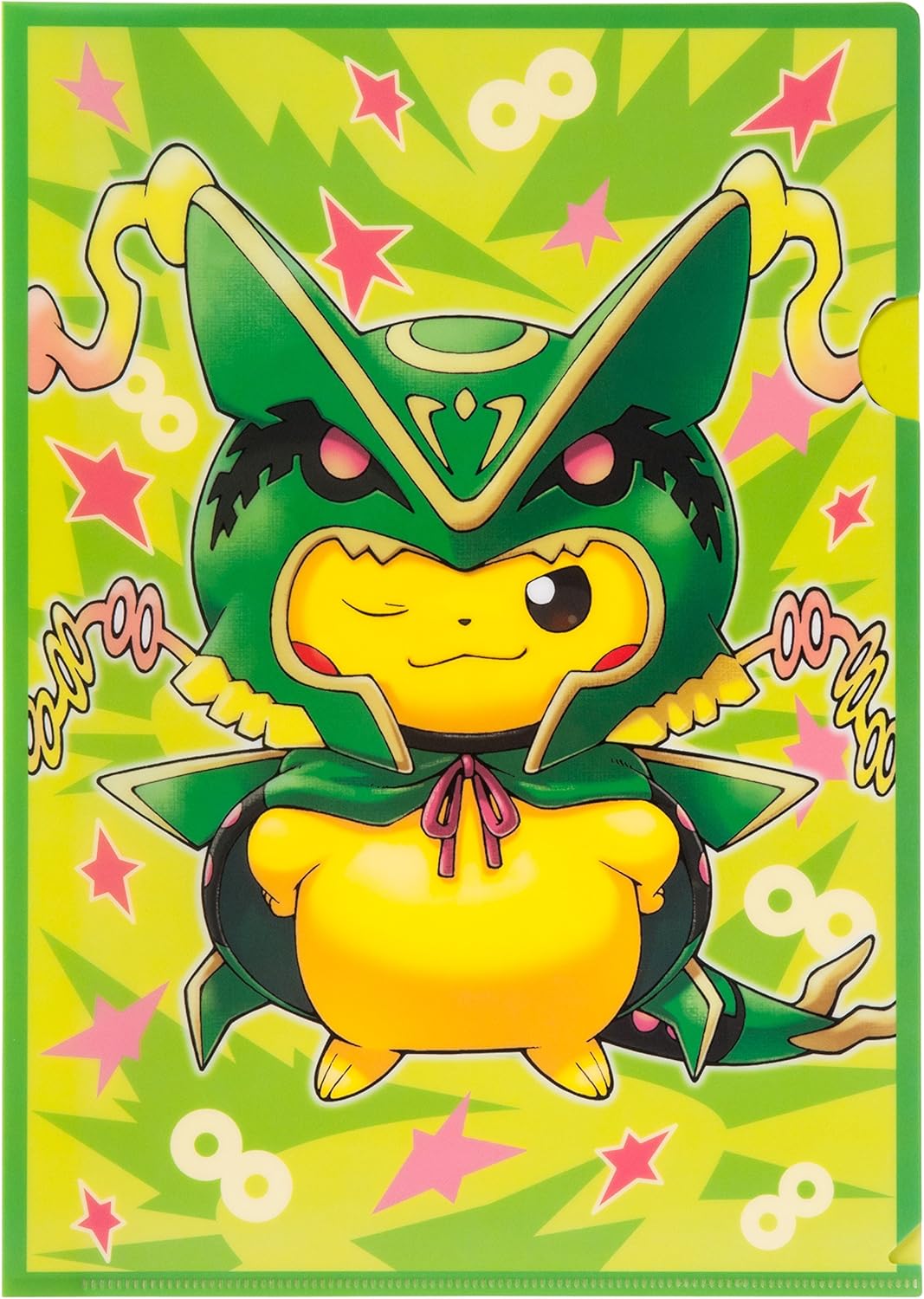 Amazon ポケモンセンターオリジナル クリアファイルセット メガポンチョを着たピカチュウ Vol 2 アニメ 萌えグッズ 通販