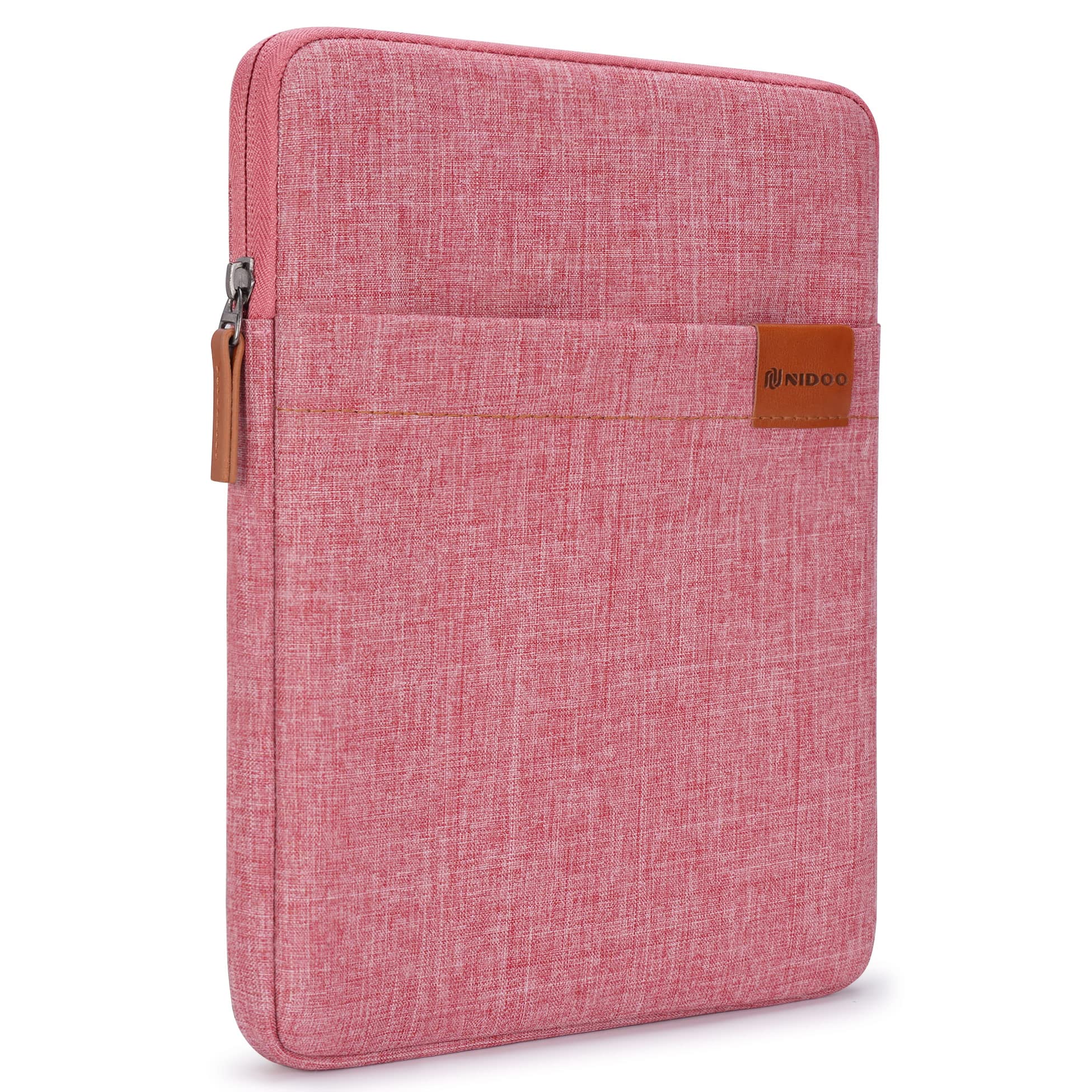 NIDOO 8 Inch Water-Resistant Laptop Sleeve Case Protective Bag Portable Carring for 7.9" iPad mini 4 5/8" iPad mini 6/8" Tab M8 3th Gen / 8.7" Galaxy Tab A7 Lite / 8" MatePad T 8 Kids Edition, Red — image 1