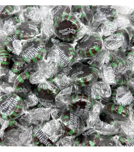 thumbnail image 2 of Chocolate Starlight Mints – 2 Lbs Bag By YANKEETRADERS® – FREE SHIPPING 2 of 6