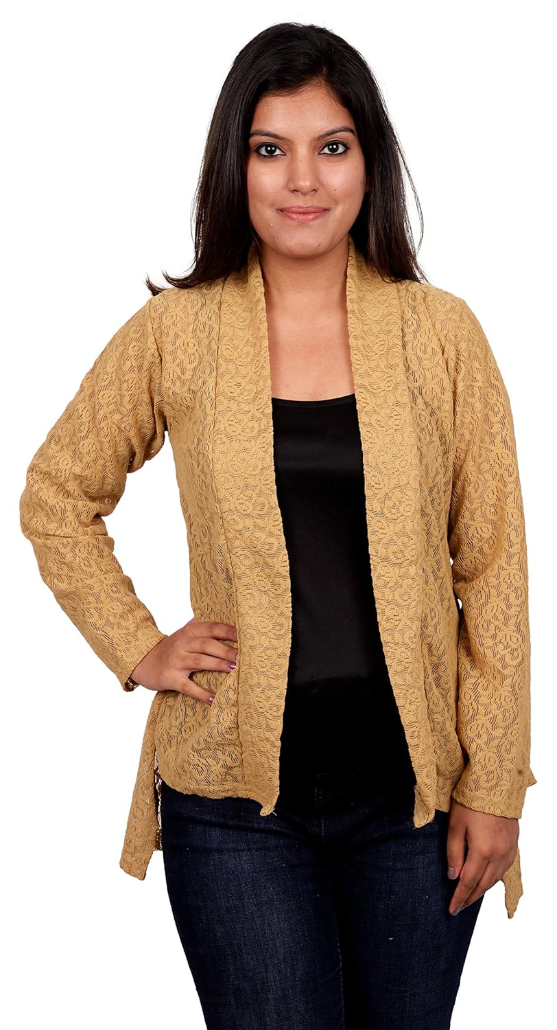 cetc nj net women's shrug - 7 colours 5 sizes